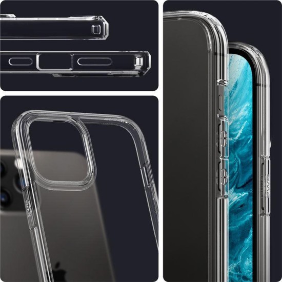 Husa de protectie hibrida Spigen Ultra Hybrid pentru iPhone 12 Pro Max, transparenta (Spigen, Ingredi) by www.silkase.ro Husa de protectie hibrida Spigen Ultra Hybrid pentru iPhone 12 Pro Max, transparenta (iPhone 12 Pro Max, ACS01618) by www.silkase.ro