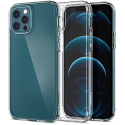 Husa de protectie hibrida Spigen Ultra Hybrid pentru iPhone 12/Pro, transparenta