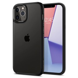 Husa de protectie hibrida Spigen Ultra Hybrid pentru iPhone 12/Pro, neagra