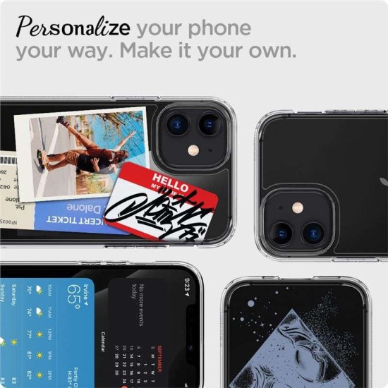 Husa de protectie Spigen Ultra Hybrid compatibil cu Iphone 12 Mini, Crystal Clear (iPhone 12 Mini, ACS01745) by www.silkase.ro