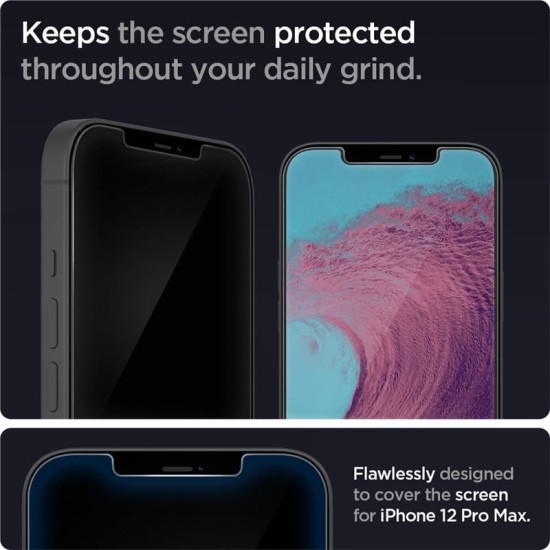 Film de sticla, Apple iPhone 12 Pro Max Film de sticla de protectie pentru ecran complet (2 buc) (Ingredi, AGL01791) by www.silkase.ro