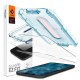 Folie sticla cu sistem de montare Case friendly Spigen GLAS.tR EZ FIT iPhone 12/12 Pro 2-Pack (Spigen, Ingredi) by www.silkase.ro Folie sticla cu sistem de montare Case friendly Spigen GLAS.tR EZ FIT iPhone 12/12 Pro 2-Pack (Ingredi, AGL01801) by www.silkase.ro