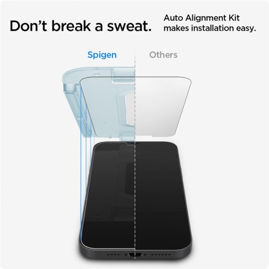 Folie sticla cu sistem de montare Case friendly Spigen GLAS.tR EZ FIT compatibila cu iPhone 12 Mini 2-Pack (Spigen, Ingredi) by www.silkase.ro Folie sticla cu sistem de montare Case friendly Spigen GLAS.tR EZ FIT compatibila cu iPhone 12 Mini 2-Pack (Ingredi, AGL01811) by www.silkase.ro