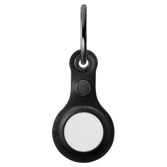 Husa de protectie Spigen Valentinus compatibila cu Apple AirTag Negru (Ingredi, AMP01826) by www.silkase.ro