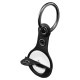 Husa de protectie Spigen Valentinus compatibila cu Apple AirTag Negru (Ingredi, AMP01826) by www.silkase.ro