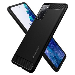 Husa de protectie robusta Spigen Rugged Armor pentru Galaxy S20 FE/FE 5G, neagra