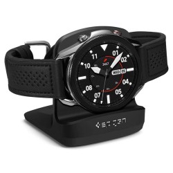 Stand incarcare Spigen S352 compatibil cu Samsung Galaxy Watch 3/4 Black