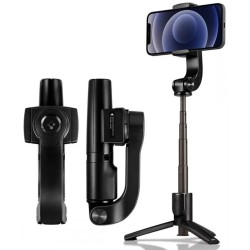 Selfie stick cu trepied si gimbal Spigen S610W, negru Selfie stick cu trepied si gimbal Spigen S610W, negru