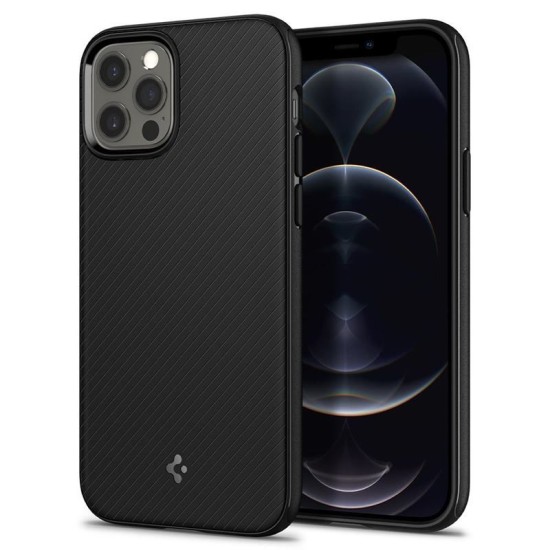 Husa Spigen Mag Armor pentru Apple iPhone 12/12 Pro Negru Mat (Spigen, iPhone 12) by www.silkase.ro Husa Spigen Mag Armor pentru Apple iPhone 12/12 Pro Negru Mat (iPhone 12, ACS01865) by www.silkase.ro