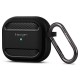 Husa Spigen Rugged Armor pentru Apple AirPods 3 Negru Mat (3, ASD01978) by www.silkase.ro