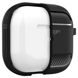 Husa Spigen Rugged Armor pentru Apple AirPods 3 Negru Mat
