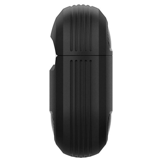 Husa Spigen Rugged Armor pentru Apple AirPods 3 Negru Mat (3, ASD01978) by www.silkase.ro