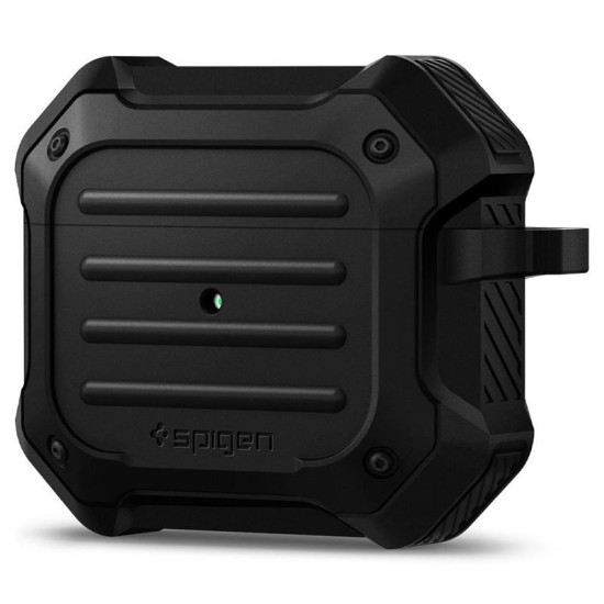 Husa de protectie ultra-rezistenta Spigen Tough Armor pentru AirPods 3, neagra (3, ASD01987) by www.silkase.ro