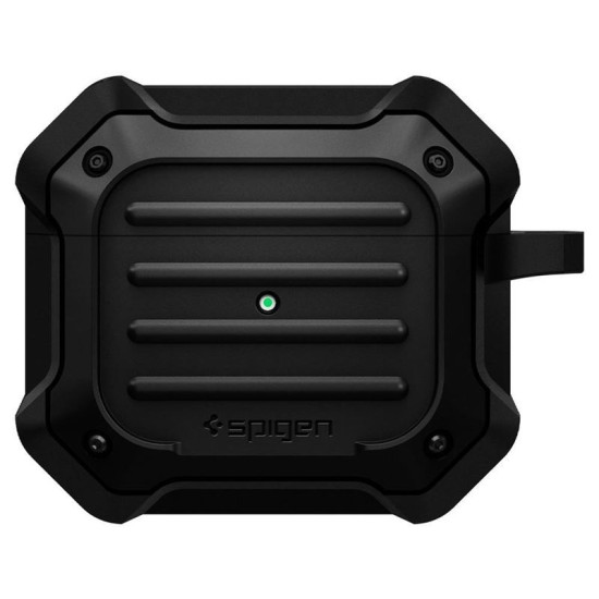 Husa de protectie ultra-rezistenta Spigen Tough Armor pentru AirPods 3, neagra (3, ASD01987) by www.silkase.ro