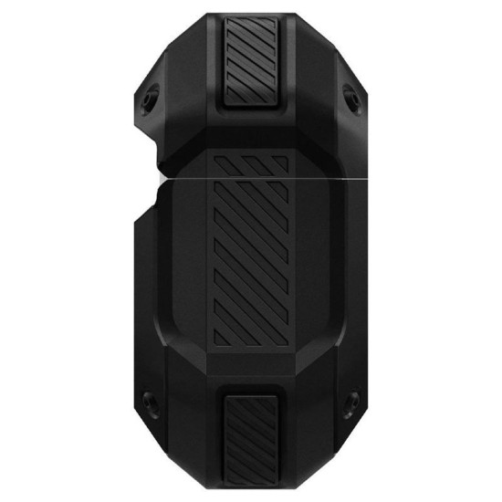 Husa de protectie ultra-rezistenta Spigen Tough Armor pentru AirPods 3, neagra (3, ASD01987) by www.silkase.ro