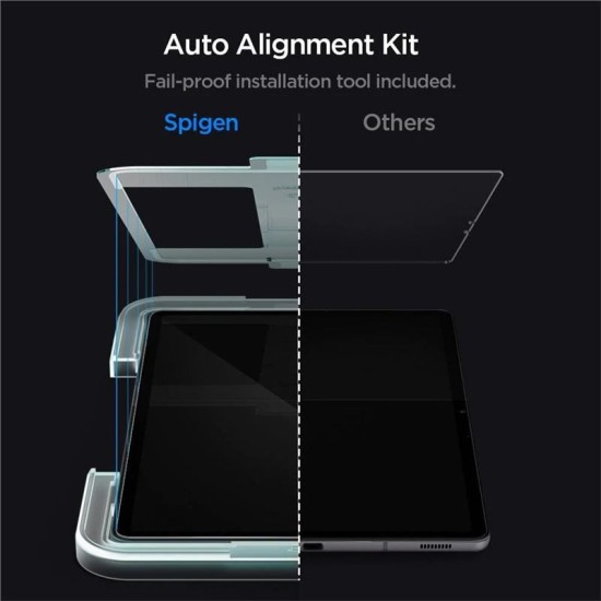 Folie sticla cu sistem de montare Case friendly Spigen GLAS.tR EZ FIT compatibila cu Samsung Galaxy Tab S7 / Tab S8 11 inch (Spigen, Ingredi) by www.silkase.ro Folie sticla cu sistem de montare Case friendly Spigen GLAS.tR EZ FIT compatibila cu Samsung Galaxy Tab S7 / Tab S8 11 inch (Ingredi, AGL02032) by www.silkase.ro