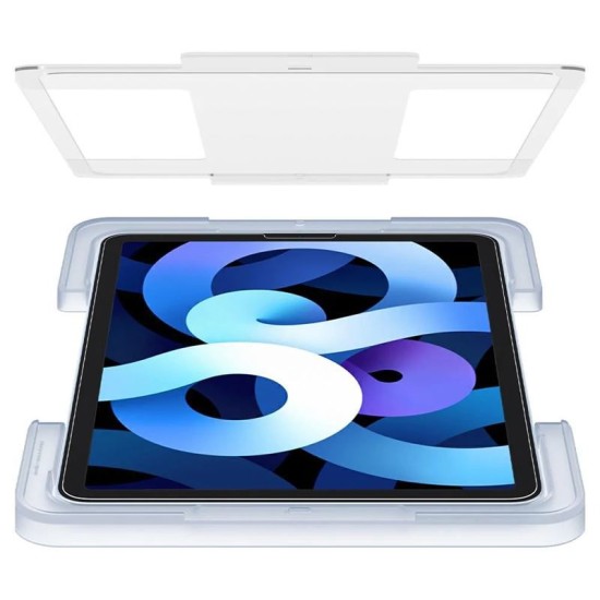 Folie sticla cu sistem de montare Case friendly Spigen GLAS.tR EZ FIT compatibila cu iPad Air 4 2020 / 5 2022 / iPad Pro 11 inch 2020/2021/2022 (Ingredi, AGL02065) by www.silkase.ro