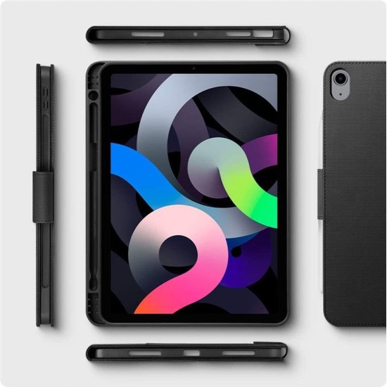 Husa Spigen Liquid Air Folio iPad Air 4 (2020) Black (Spigen, Ingredi) by www.silkase.ro Husa Spigen Liquid Air Folio iPad Air 4 (2020) Black (Ingredi, ACS02246) by www.silkase.ro