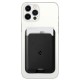 Suport de carduri pentru telefon Spigen Valentinus Card Holder, Compatibil MagSafe, Atasare cu adeziv 3M, Negru (Portofele și Suporturi Card, AMP02284) by www.silkase.ro