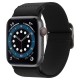 Curea Spigen Fit Lite compatibila cu Apple Watch 1/2/3/4/5/6/7/SE (42/44/45mm) Black (Spigen, Ingredi) by www.silkase.ro SPIGEN Curea Fit Lite Apple Watch 49/46/45/44/42mm (Ultra 3-1/Seria 11-1/SE), Black (Ingredi, AMP02286) by www.silkase.ro