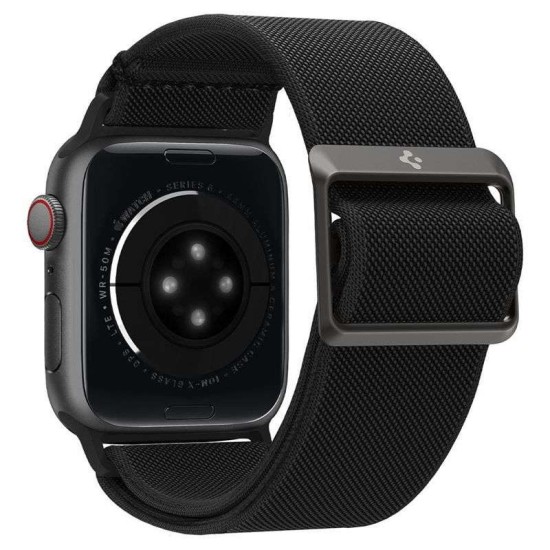 Curea Spigen Fit Lite compatibila cu Apple Watch 1/2/3/4/5/6/7/SE (42/44/45mm) Black (Spigen, Ingredi) by www.silkase.ro SPIGEN Curea Fit Lite Apple Watch 49/46/45/44/42mm (Ultra 3-1/Seria 11-1/SE), Black (Ingredi, AMP02286) by www.silkase.ro