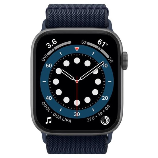 SPIGEN Curea Fit Lite Apple Watch 49/46/45/44/42mm (Ultra 3-1/Seria 11-1/SE), Navy Blue (Ingredi, AMP02287) by www.silkase.ro
