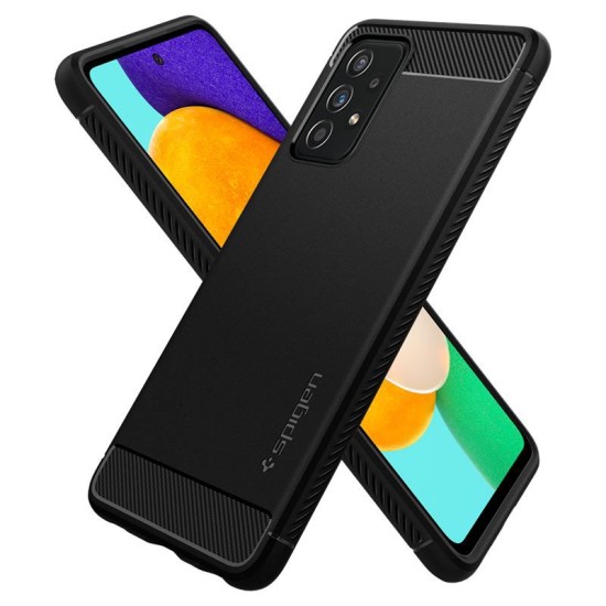 Husa Spigen Rugged Armor compatibila cu Samsung Galaxy A52 4G/5G si Galaxy A52s 5G Matte Black (Spigen, A52) by www.silkase.ro Husa Spigen Rugged Armor compatibila cu Samsung Galaxy A52 4G/5G si Galaxy A52s 5G Matte Black (A52, ACS02315) by www.silkase.ro