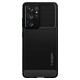 Husa Spigen Rugged Armor compatibila cu Samsung Galaxy S21 Ultra Matte Black (S21 Ultra, ACS02349) by www.silkase.ro