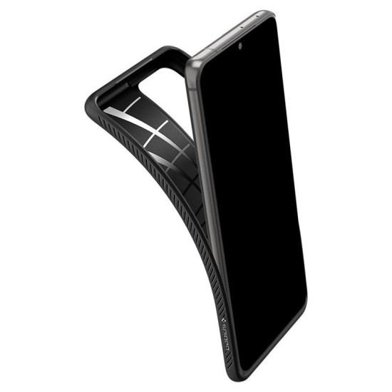 Husa de protectie Spigen Liquid Air pentru Samsung Galaxy S21 Ultra, neagra (Spigen, Ingredi) by www.silkase.ro Husa de protectie Spigen Liquid Air pentru Samsung Galaxy S21 Ultra, neagra (S21 Ultra, ACS02350) by www.silkase.ro