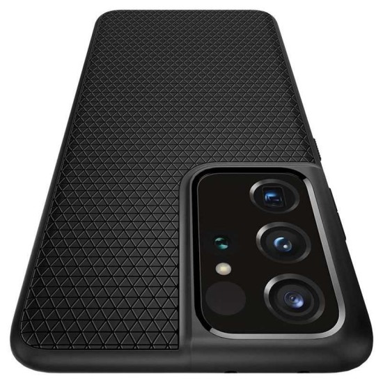 Husa de protectie Spigen Liquid Air pentru Samsung Galaxy S21 Ultra, neagra (Spigen, Ingredi) by www.silkase.ro Husa de protectie Spigen Liquid Air pentru Samsung Galaxy S21 Ultra, neagra (S21 Ultra, ACS02350) by www.silkase.ro