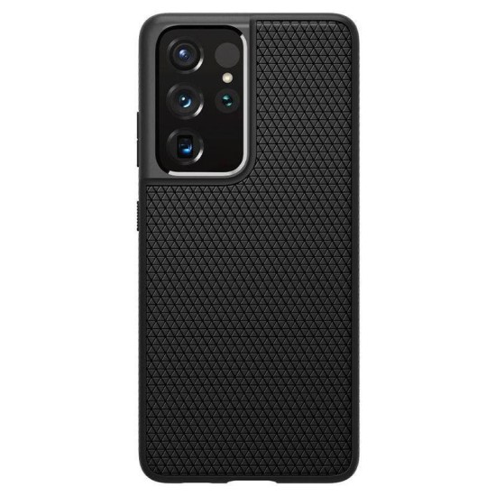 Husa de protectie Spigen Liquid Air pentru Samsung Galaxy S21 Ultra, neagra (Spigen, Ingredi) by www.silkase.ro Husa de protectie Spigen Liquid Air pentru Samsung Galaxy S21 Ultra, neagra (S21 Ultra, ACS02350) by www.silkase.ro
