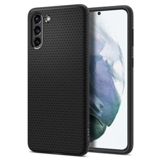 Husa Spigen Liquid Air compatibila cu Samsung Galaxy S21 Plus Matte Black (Spigen, S21 Plus) by www.silkase.ro Husa Spigen Liquid Air compatibila cu Samsung Galaxy S21 Plus Matte Black (S21 Plus, ACS02386) by www.silkase.ro