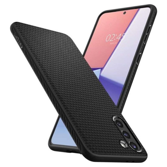 Husa Spigen Liquid Air compatibila cu Samsung Galaxy S21 Plus Matte Black (Spigen, S21 Plus) by www.silkase.ro Husa Spigen Liquid Air compatibila cu Samsung Galaxy S21 Plus Matte Black (S21 Plus, ACS02386) by www.silkase.ro