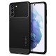 Husa Premium Spigen Rugged Armor Pentru Samsung Galaxy S21, Silicon, Negru (Spigen, S21) by www.silkase.ro Husa Premium Spigen Rugged Armor Pentru Samsung Galaxy S21, Silicon, Negru (S21, ACS02421) by www.silkase.ro