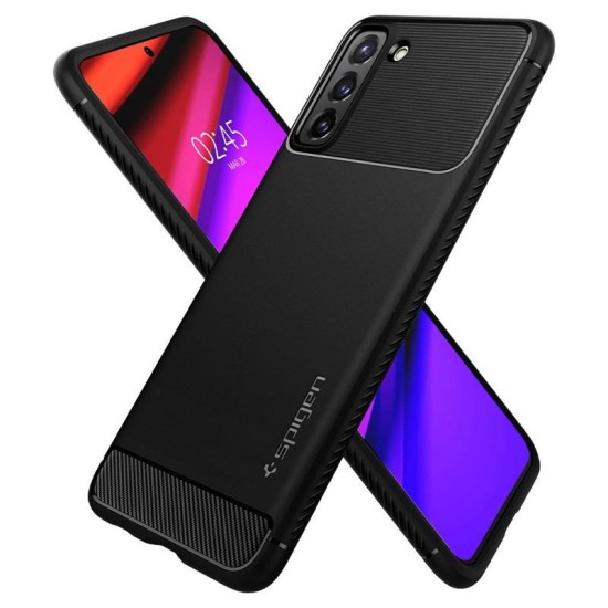 Husa Premium Spigen Rugged Armor Pentru Samsung Galaxy S21, Silicon, Negru (Spigen, S21) by www.silkase.ro Husa Premium Spigen Rugged Armor Pentru Samsung Galaxy S21, Silicon, Negru (S21, ACS02421) by www.silkase.ro