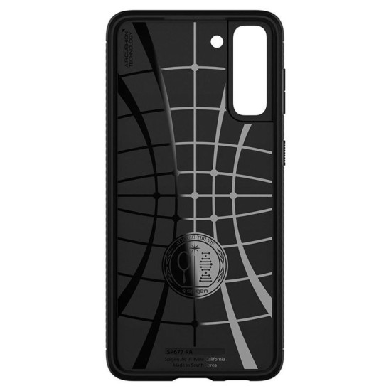 Husa Premium Spigen Rugged Armor Pentru Samsung Galaxy S21, Silicon, Negru (Spigen, S21) by www.silkase.ro Husa Premium Spigen Rugged Armor Pentru Samsung Galaxy S21, Silicon, Negru (S21, ACS02421) by www.silkase.ro