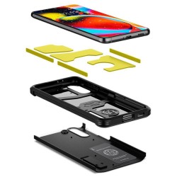 Husa Spigen Tough Armor compatibila cu Samsung Galaxy S21 Black Husa Spigen Tough Armor compatibila cu Samsung Galaxy S21 Black
