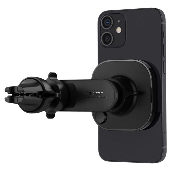 Suport auto Spigen OneTap Magnetic, compatibil MagSafe, Air Vent Mount, Negru (Spigen, Suport auto) by www.silkase.ro Suport auto Spigen OneTap Magnetic, compatibil MagSafe, Air Vent Mount, Negru (Suport auto, ACP02617) by www.silkase.ro