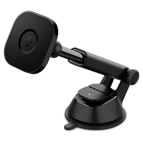 Suport auto Spigen OneTap Magnetic, compatibil MagSafe, Dashboard Mount, Negru (Suport auto, ACP02618) by www.silkase.ro
