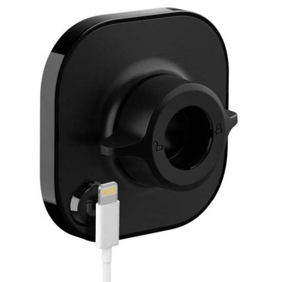 Suport auto Spigen OneTap Magnetic, compatibil MagSafe, Dashboard Mount, Negru (Suport auto, ACP02618) by www.silkase.ro