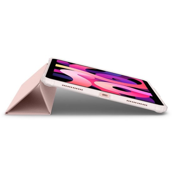 Husa Spigen Ultra Hybrid Pro compatibila cu iPad Air 4 2020 / 5 2022 / 6 2024 Rose Gold (Ingredi, ACS02699) by www.silkase.ro