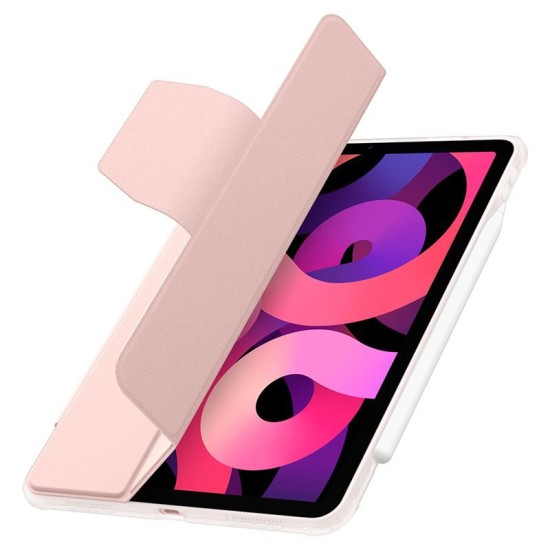 Husa Spigen Ultra Hybrid Pro compatibila cu iPad Air 4 2020 / 5 2022 / 6 2024 Rose Gold (Ingredi, ACS02699) by www.silkase.ro
