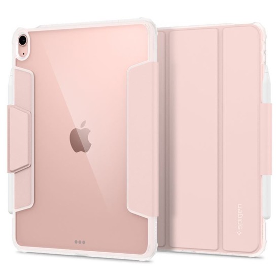 Husa Spigen Ultra Hybrid Pro compatibila cu iPad Air 4 2020 / 5 2022 / 6 2024 Rose Gold (Ingredi, ACS02699) by www.silkase.ro