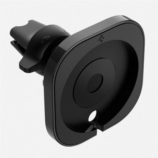 Suport auto Spigen MagFit, AirVent Mount, compatibil MagSafe, rotire 360 grade, Negru (Ingredi, ACP02791) by www.silkase.ro