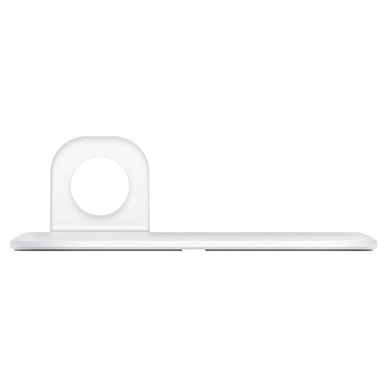 Suport 2 in 1 Spigen pentru incarcator MagSafe Duo si Apple Watch, alb (Spigen, Ingredi) by www.silkase.ro Suport 2 in 1 Spigen pentru incarcator MagSafe Duo si Apple Watch, alb (Incarcatoare, AMP02797) by www.silkase.ro