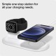 Suport 2 in 1 Spigen pentru incarcator MagSafe Duo si Apple Watch, alb (Spigen, Ingredi) by www.silkase.ro Suport 2 in 1 Spigen pentru incarcator MagSafe Duo si Apple Watch, alb (Incarcatoare, AMP02797) by www.silkase.ro