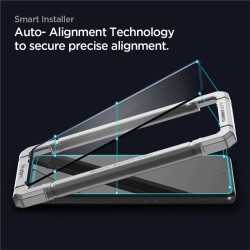Folie de sticla Spigen AlignMaster FC cu rama de montaj pentru Samsung Galaxy A52s / A52, neagra Folie de sticla Spigen AlignMaster FC cu rama de montaj pentru Samsung Galaxy A52s / A52, neagra