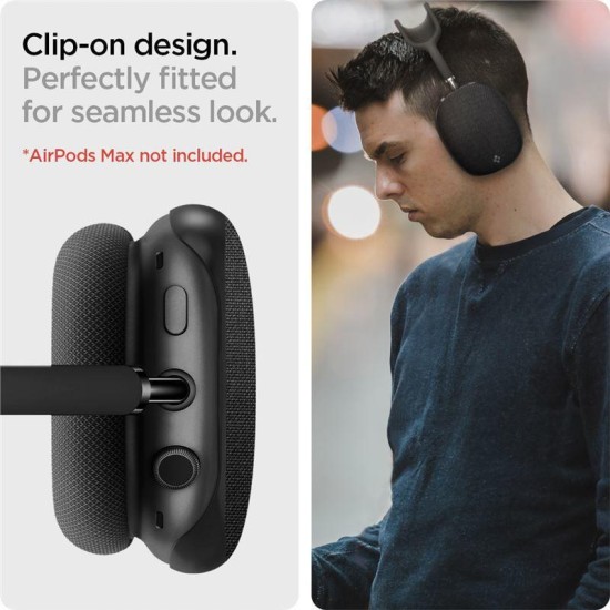 Husa de protectie textila Spigen Urban Fit pentru AirPods Max, neagra (Spigen, Ingredi) by www.silkase.ro Husa de protectie textila Spigen Urban Fit pentru AirPods Max, neagra (Max, ASD02832) by www.silkase.ro
