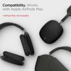 Husa de protectie textila Spigen Urban Fit pentru AirPods Max, neagra Husa de protectie textila Spigen Urban Fit pentru AirPods Max, neagra