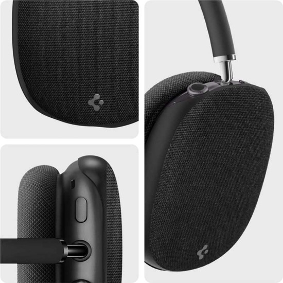 Husa de protectie textila Spigen Urban Fit pentru AirPods Max, neagra (Spigen, Ingredi) by www.silkase.ro Husa de protectie textila Spigen Urban Fit pentru AirPods Max, neagra (Max, ASD02832) by www.silkase.ro